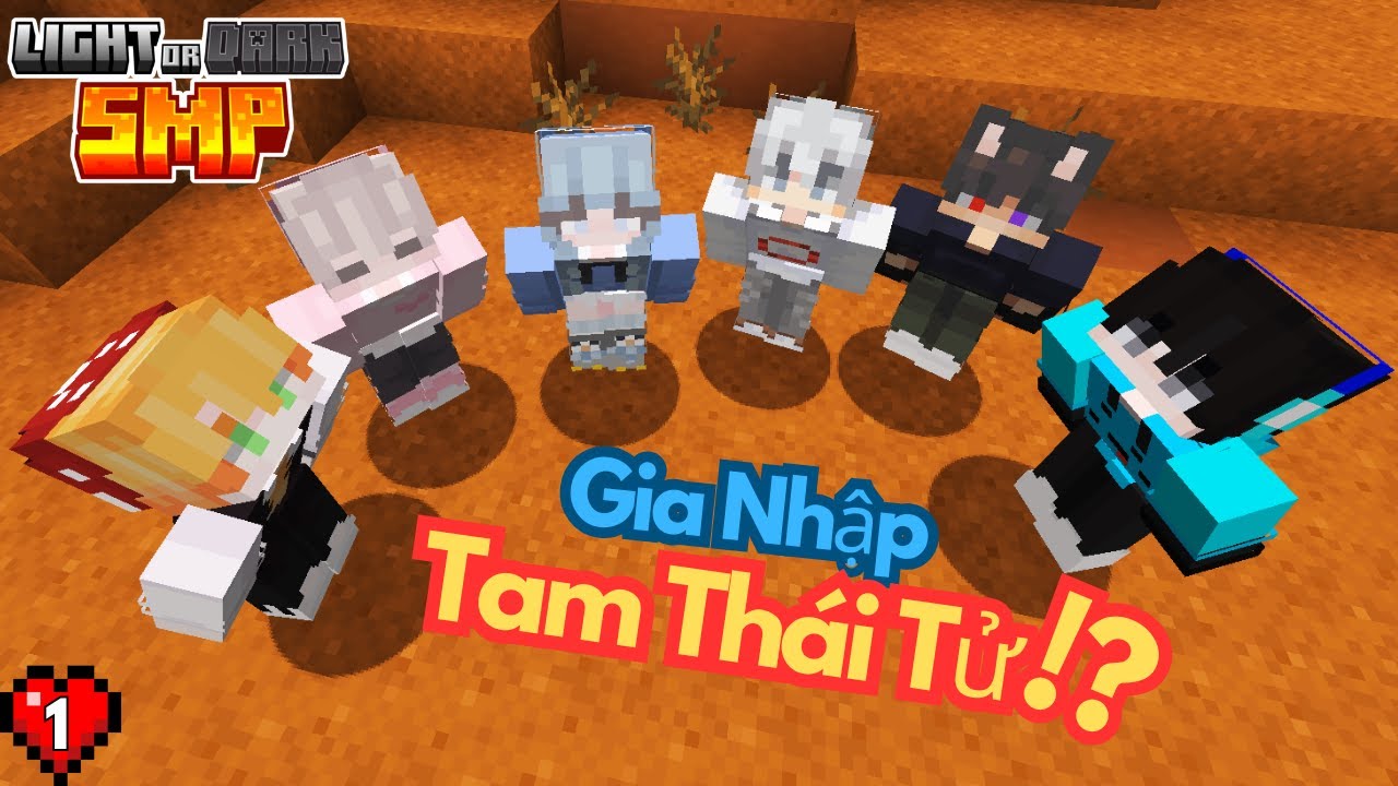 Penguin Gia Nhập Tam Thái Tử [Light Or Dark SMP Tập 1
