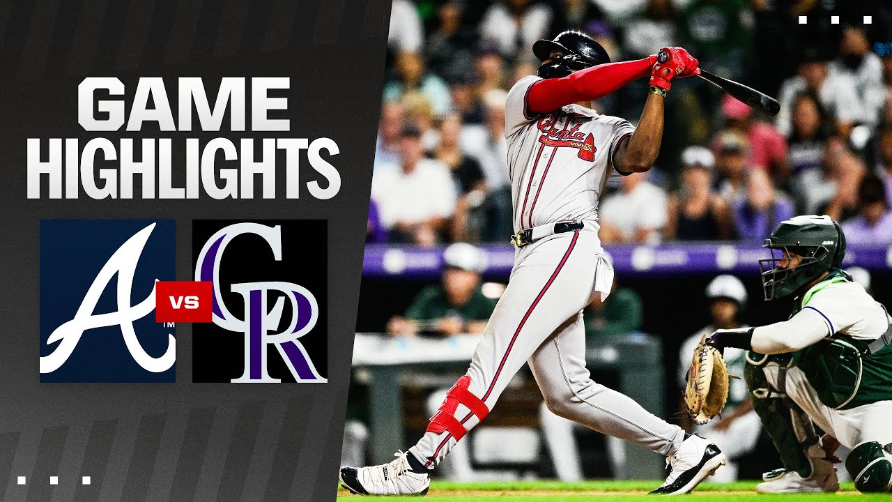 Braves vs. Rockies Game Highlights (8/10/24)