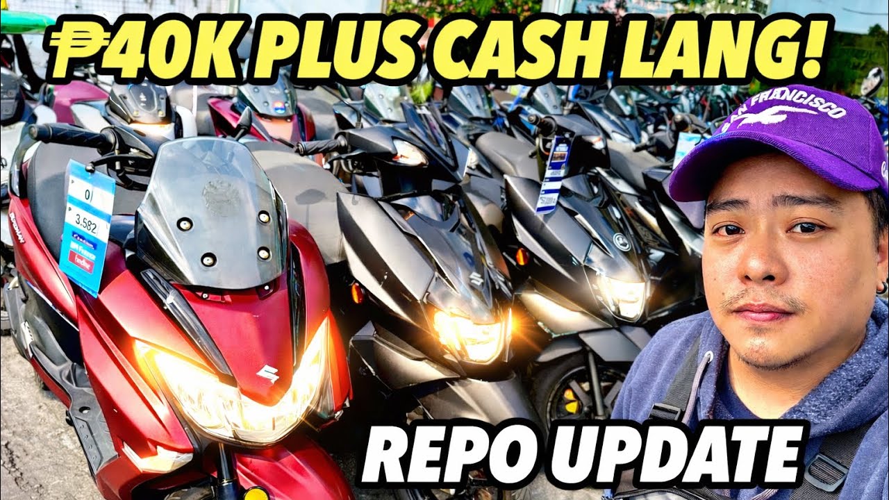 MURANG REPO MOTORCYCLE ₱40K PLUS LANG ANG PRSYO ANG DAMI PANG SUZUKI BURGMAN STREET