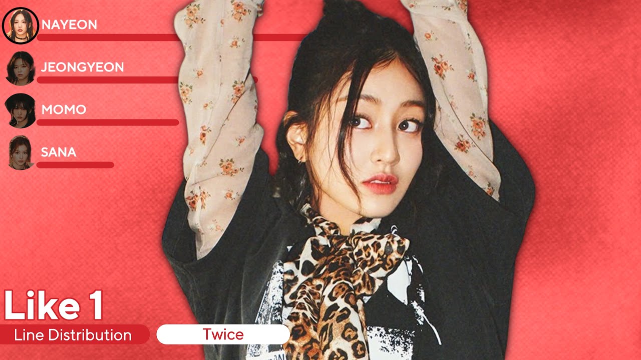 TWICE - Like 1 (Line Distribution + Lyrics)