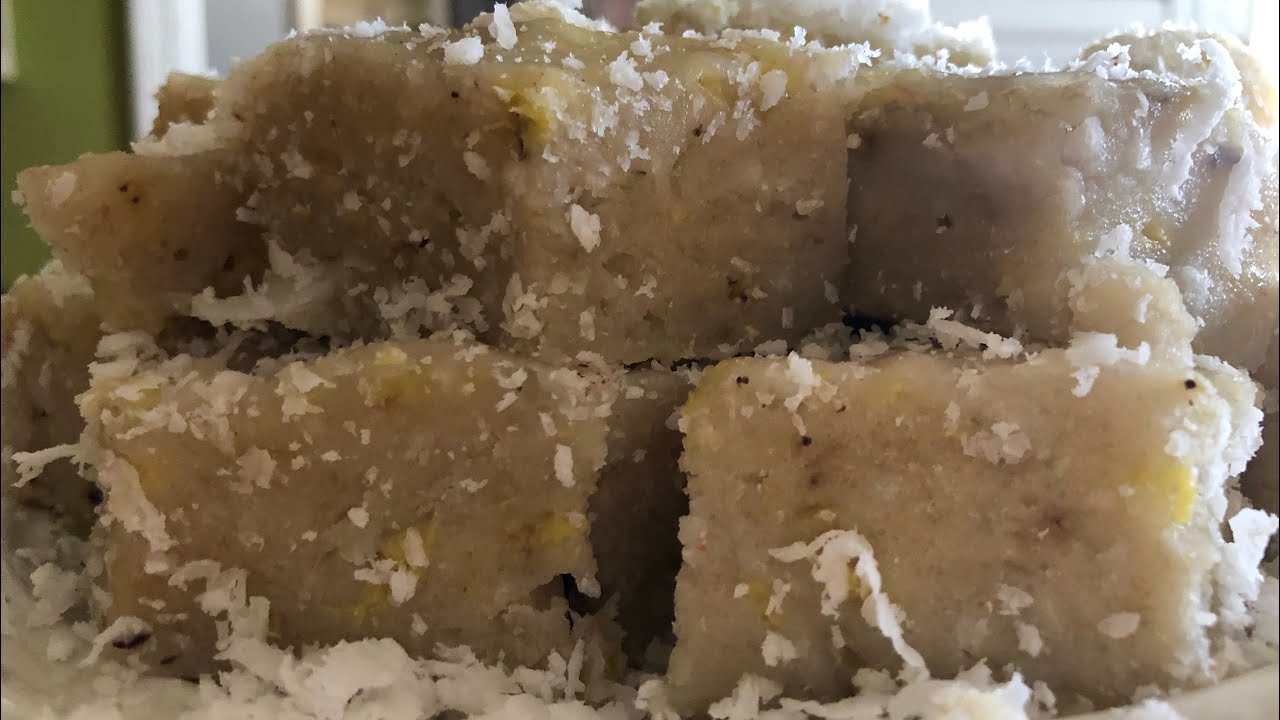 Thai Food/Dessert: How I Make Thai Steamed Banana Cake Dessert