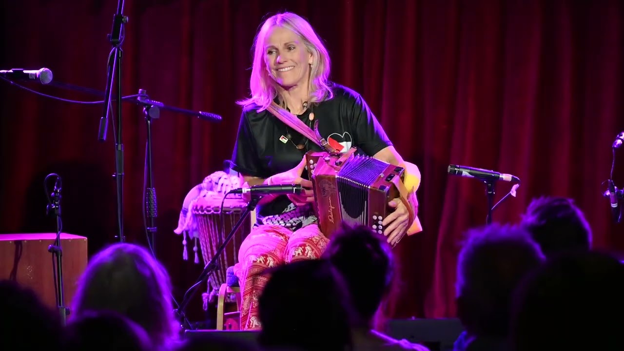 Sharon Shannon letting rip...