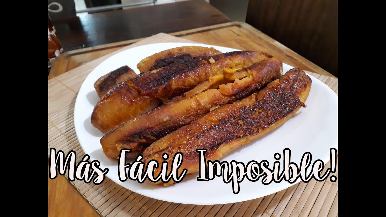 PL&Aacute;TANOS ASADOS SIN ACEITE
