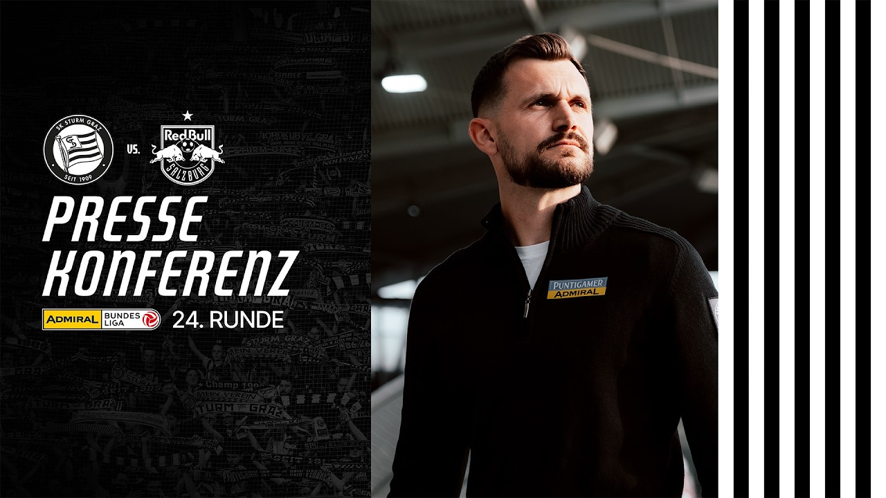 🎙️ | Die Pressekonferenz vor dem Heimspiel gegen den FC Red Bull Salzburg