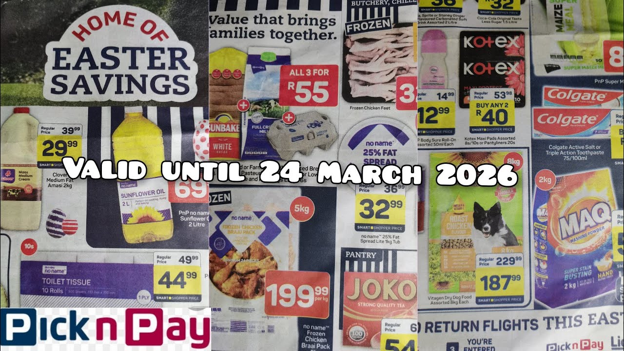 PICK'N'PAY || Пасхальные скидки || Действительно до 24 марта 2026 г.