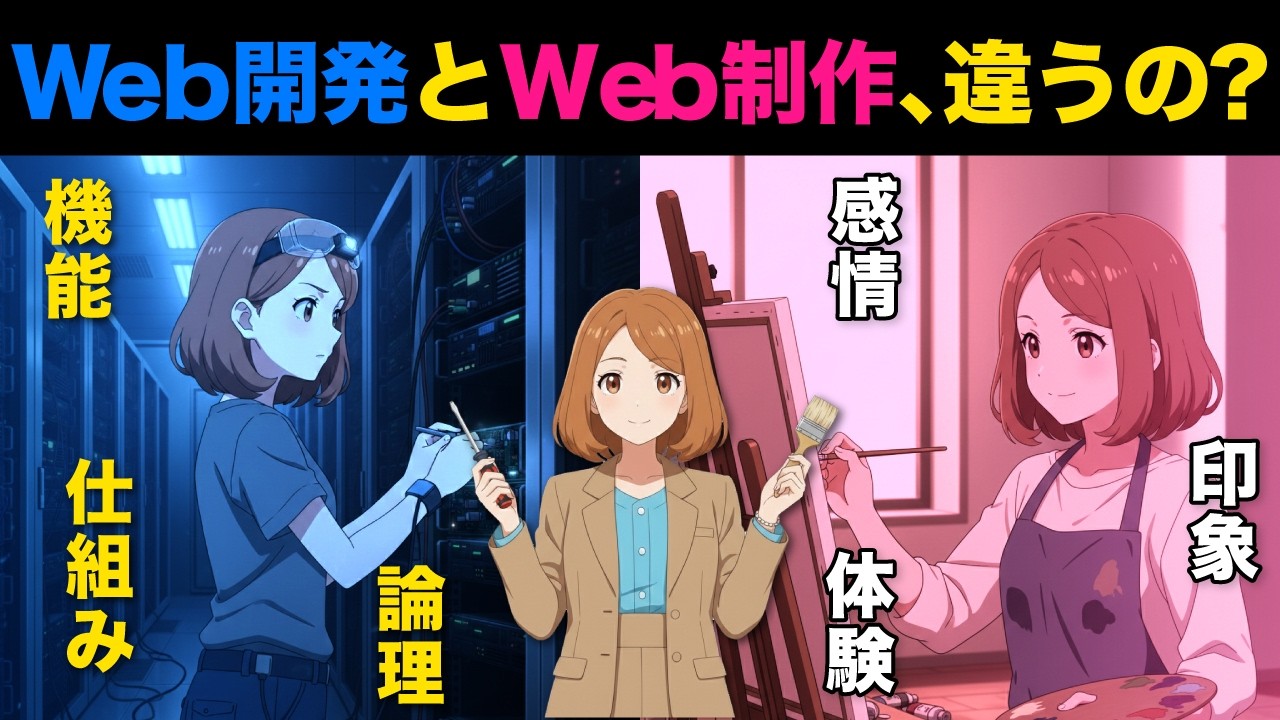 システム開発、Web開発、Web制作ってそれぞれ何が違うの？成果物と業務内容を解説！