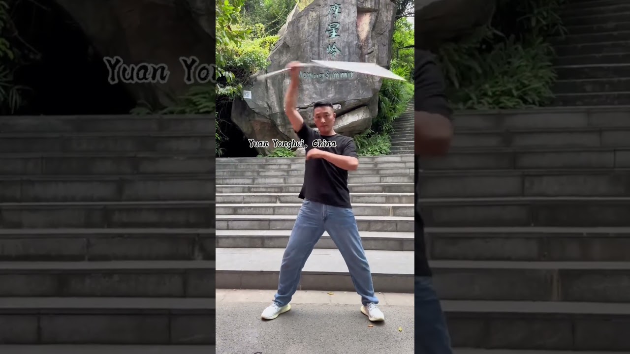 Master Yuan Yonghui  Nunchaku&mdash;ChangLong sticks #kungfu #wushu #sports #china #martialarts #nunchaku