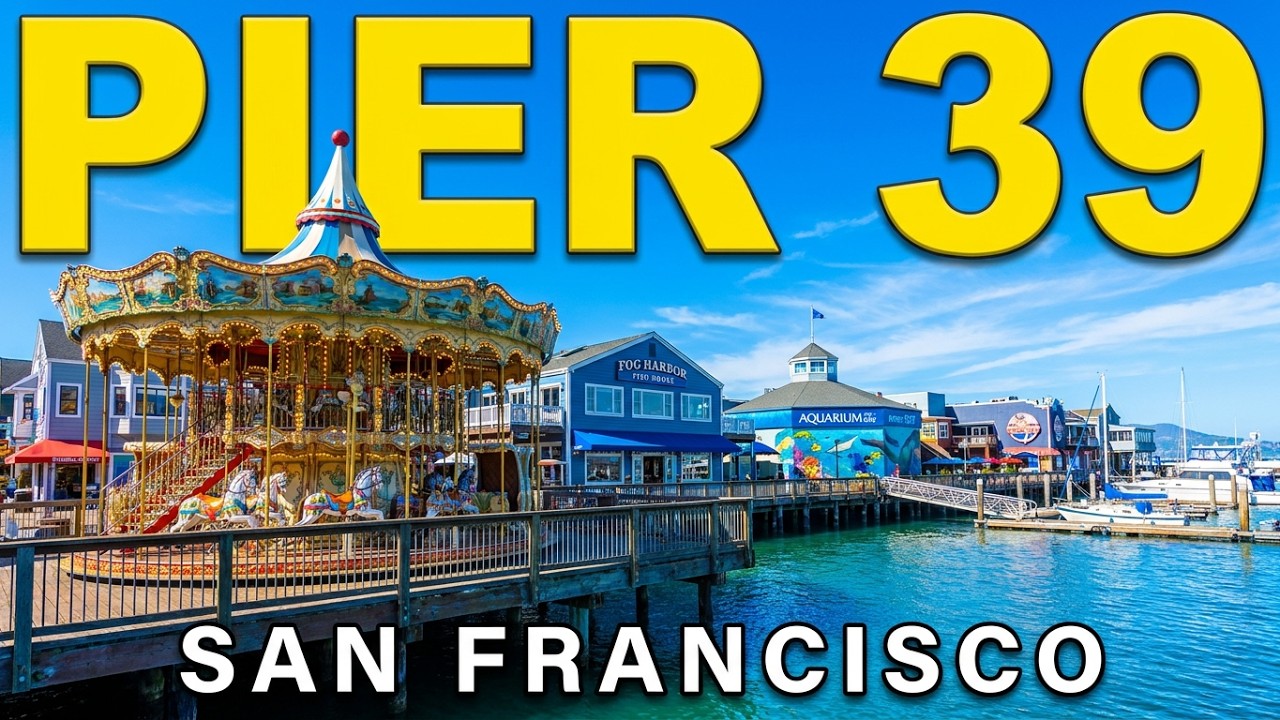 Pier 39 San Francisco Walking Tour 2026 | Carousel, Shops & Waterfront Views