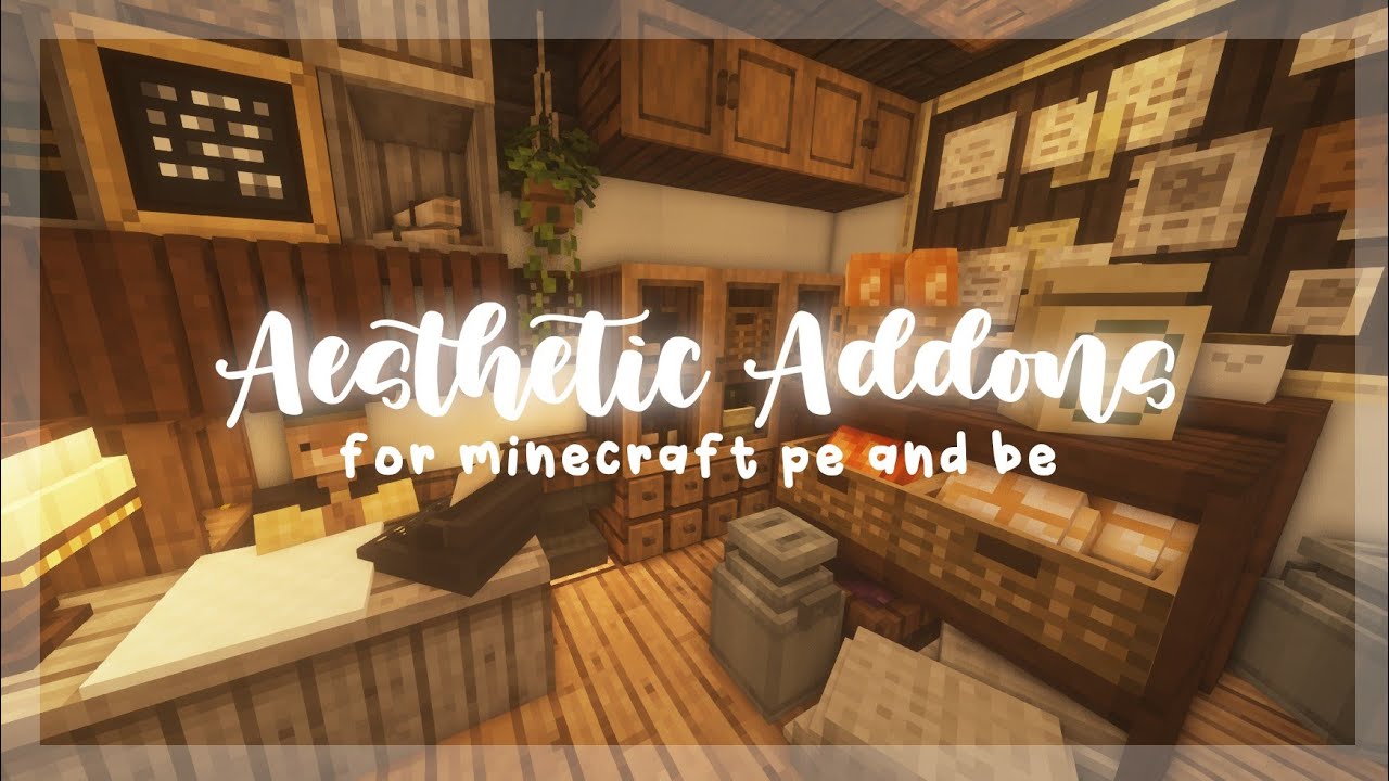 🍡 top 9 new aesthetic and pretty addons! 🍃 for minecraft pe / be