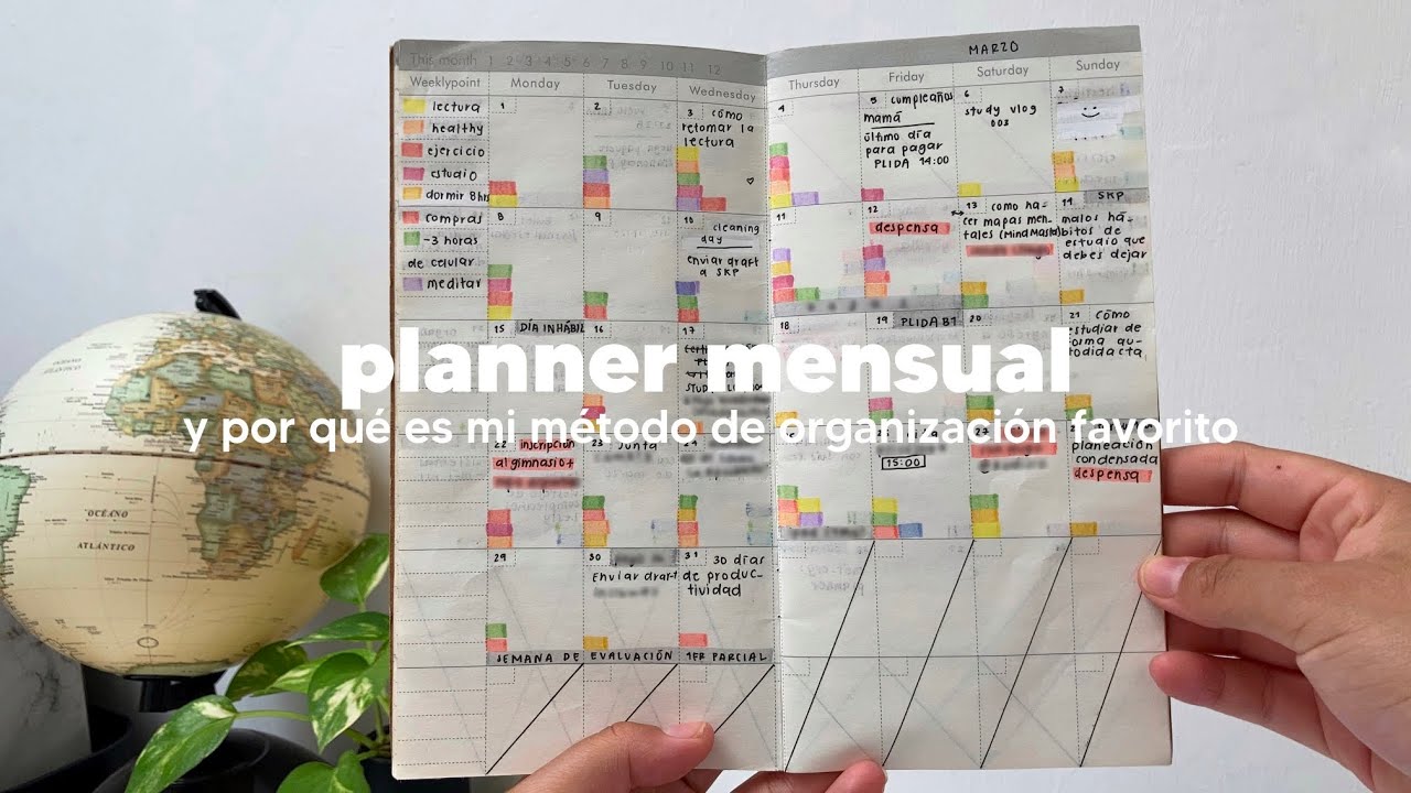 El método de organización más sencillo para personas desorganizadas: planner mensual