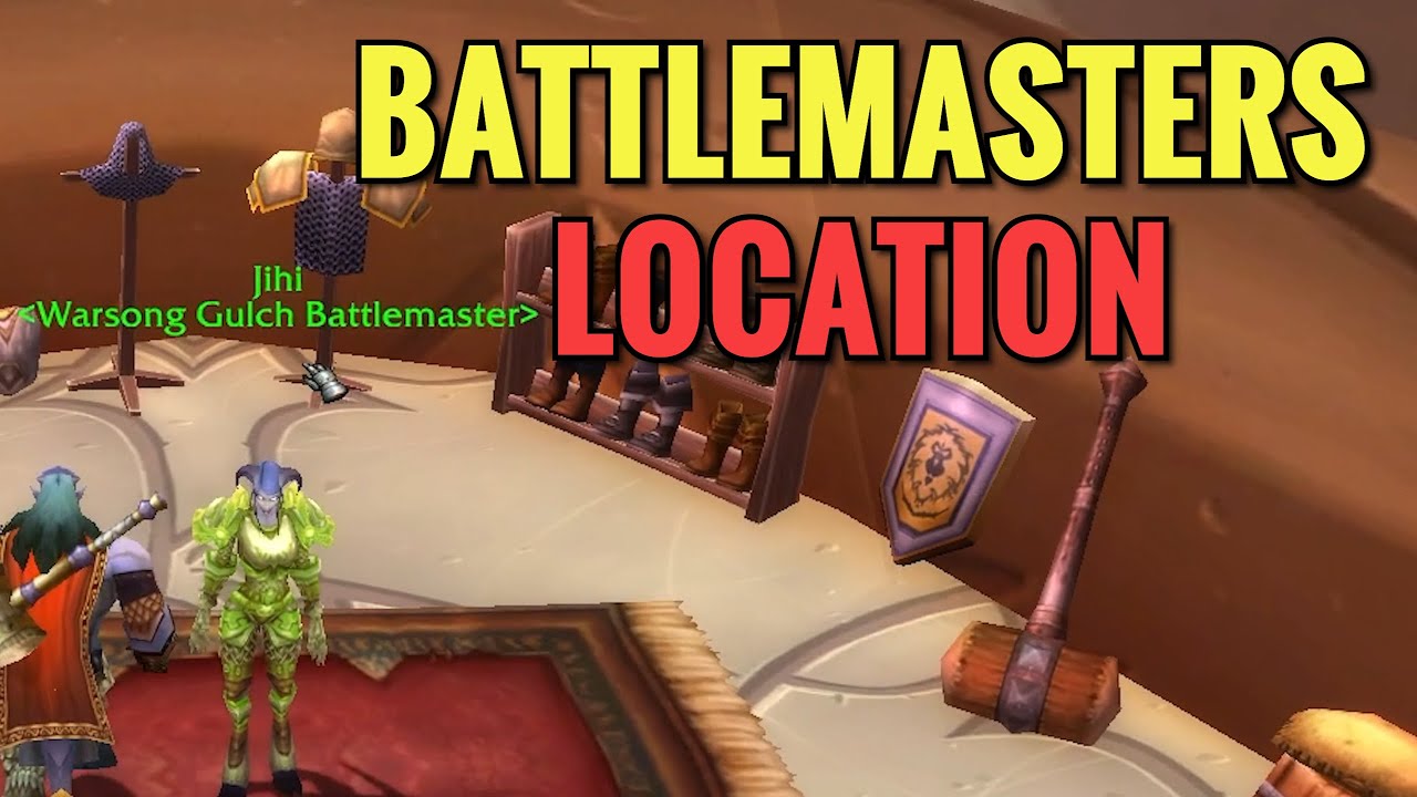 Exodar Battlemasters NPC Location (WoW TBC)