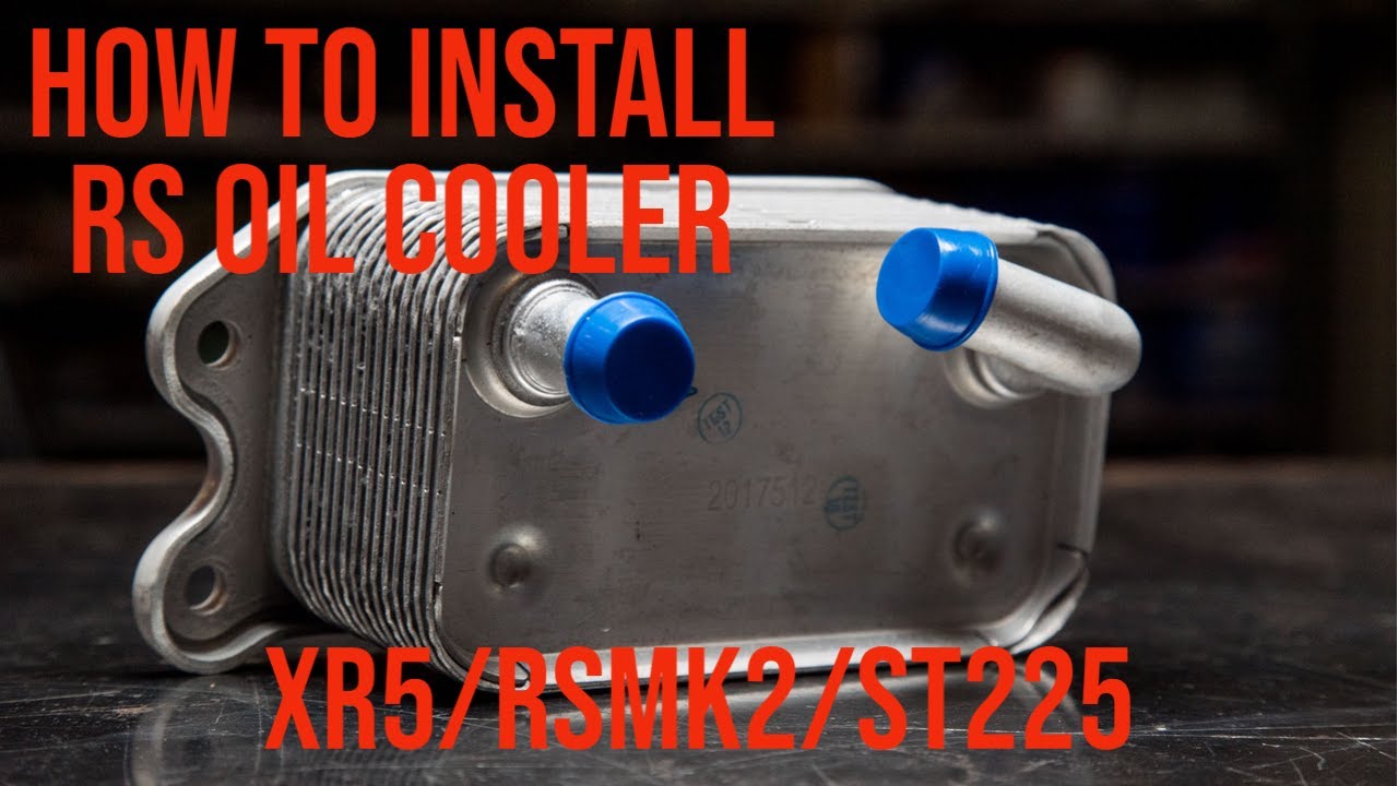 Focus RS oil cooler install XR5 Turbo / ST225.  Step by step by OEM Denied Performance