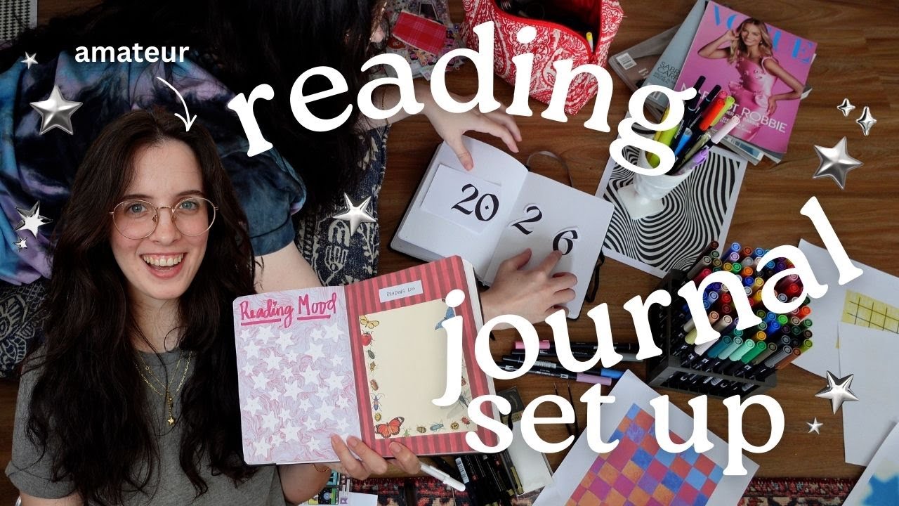 is this the year I finally keep up with my reading journal?? 📓🎱😈