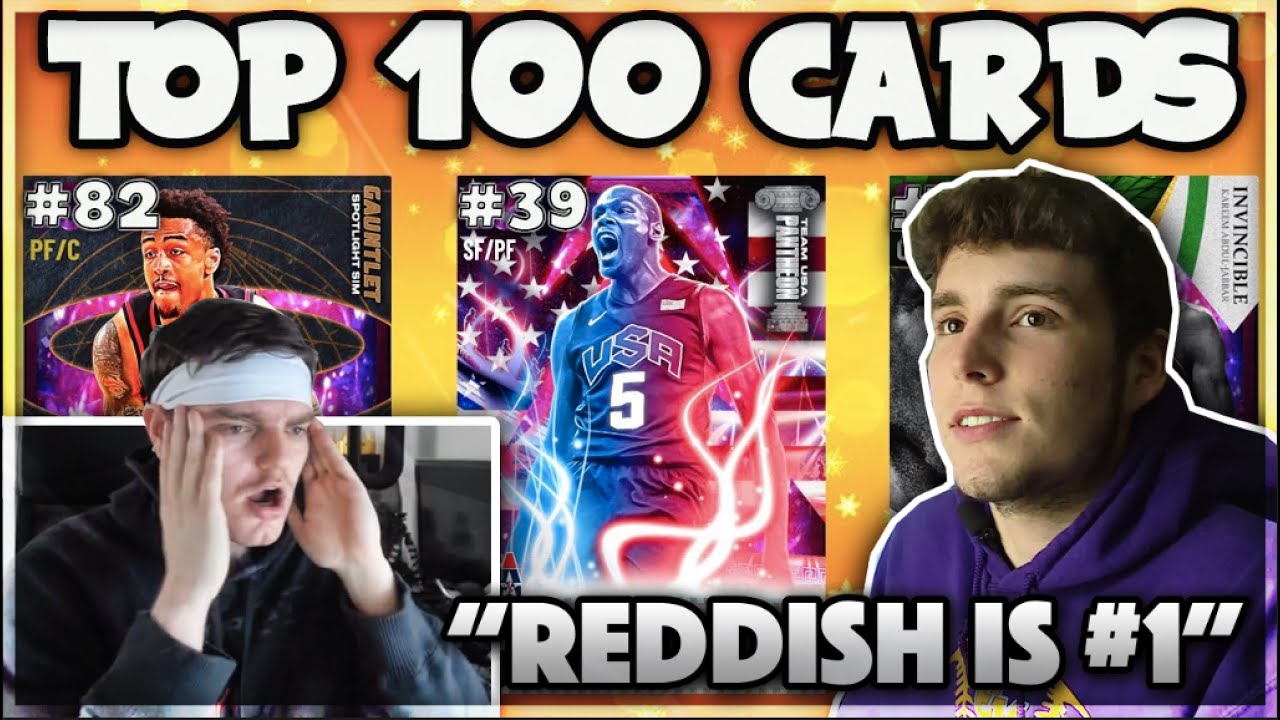 DBG REACTS TO TYDEBO'S TOP 100 BEST CARDS IN NBA 2K21 MyTEAM!! (He Put Reddish Top 5??)