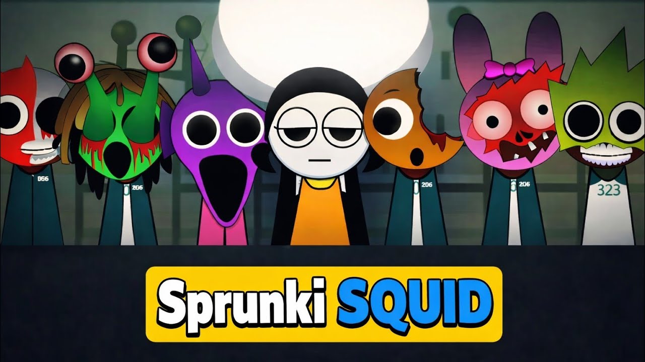 Sprunki SQUID Game Animation | Funny Sprunki vs Squid Challenge Episode
