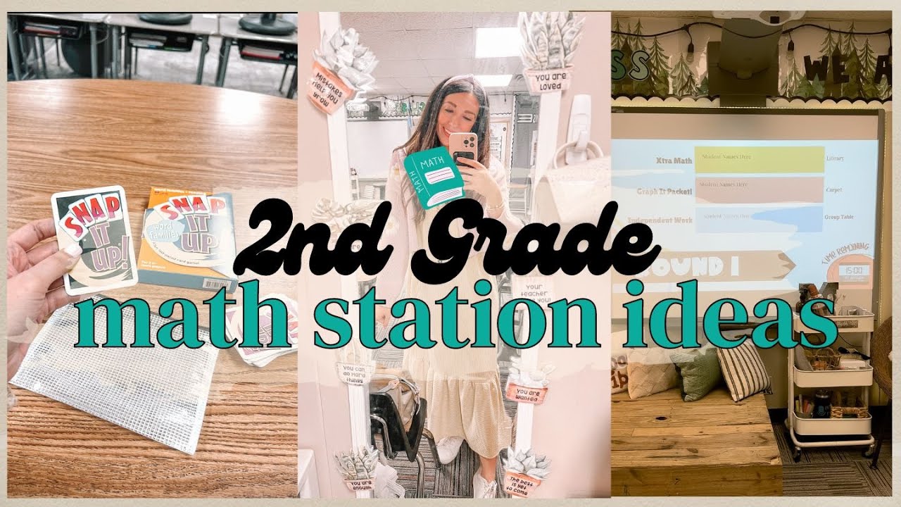 2nd Grade Math Station Ideas Math Centers and Rotation Tips for Elementary Teachers Math Groups
