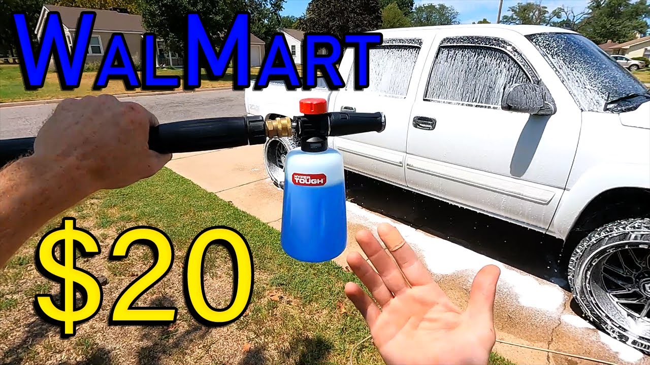 Hyper Tough Foam Cannon Review WalMart $20