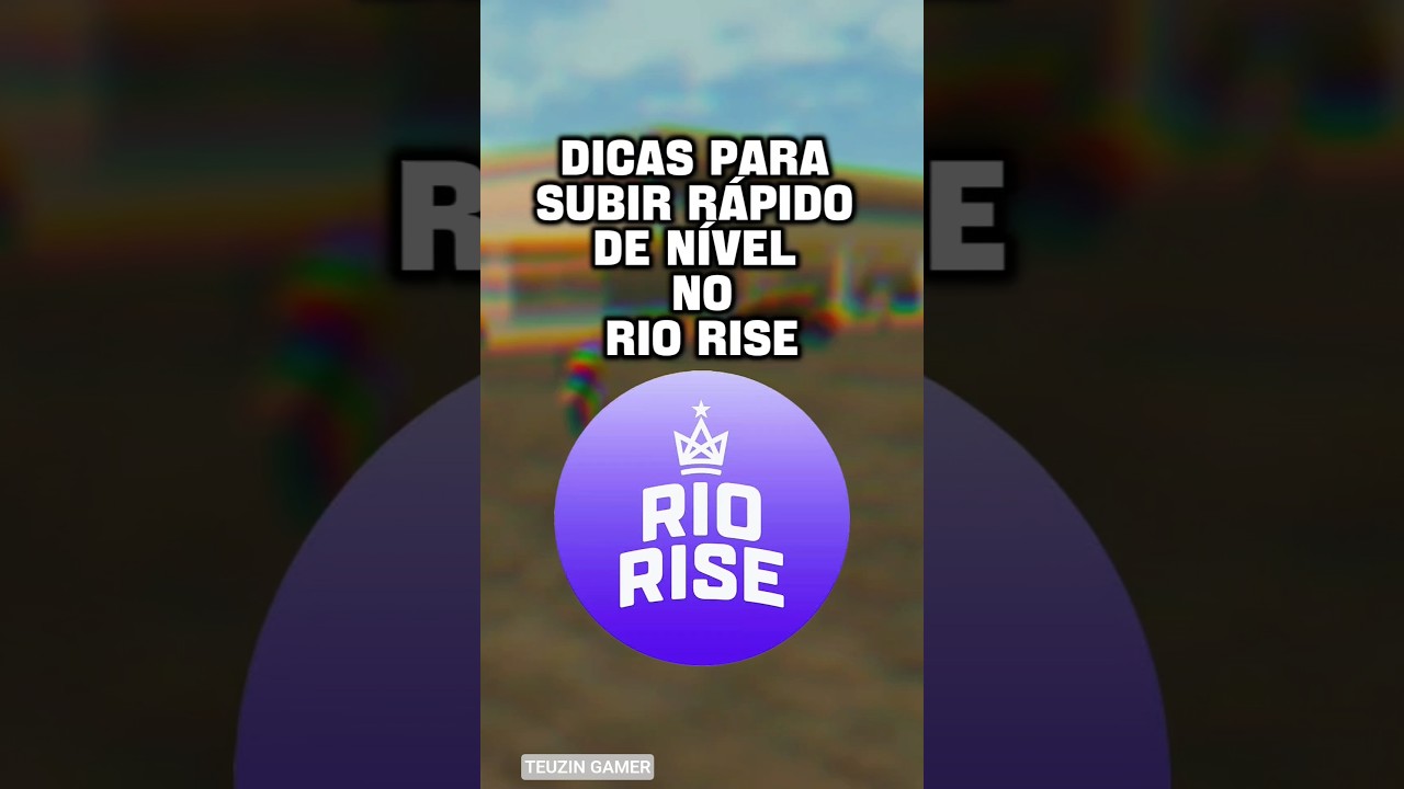 Subi de nível rápido no Rio Rise #riorise #rioriserp #tutorial #códigopromocional
