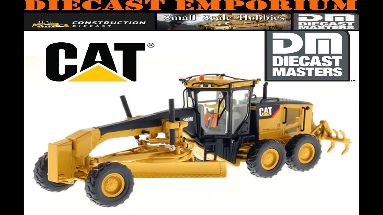 Diecast Masters 1:50 Scale Caterpillar 140M Motor Grader Core Classics