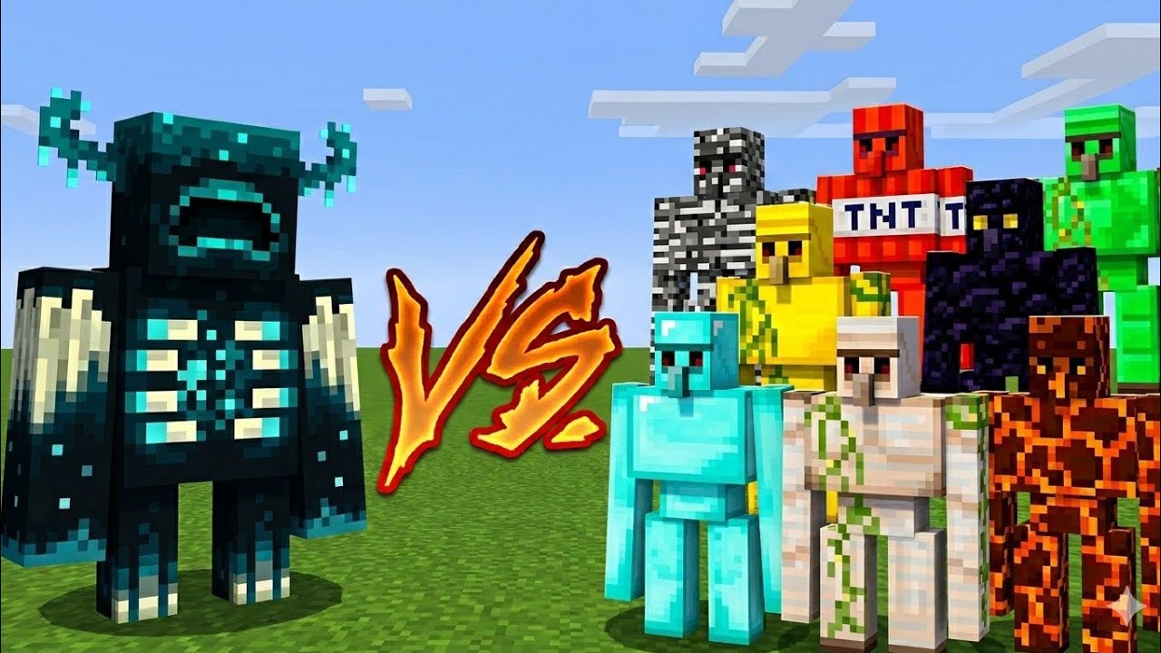 WARDEN VS All GOLEMS #by MainZen