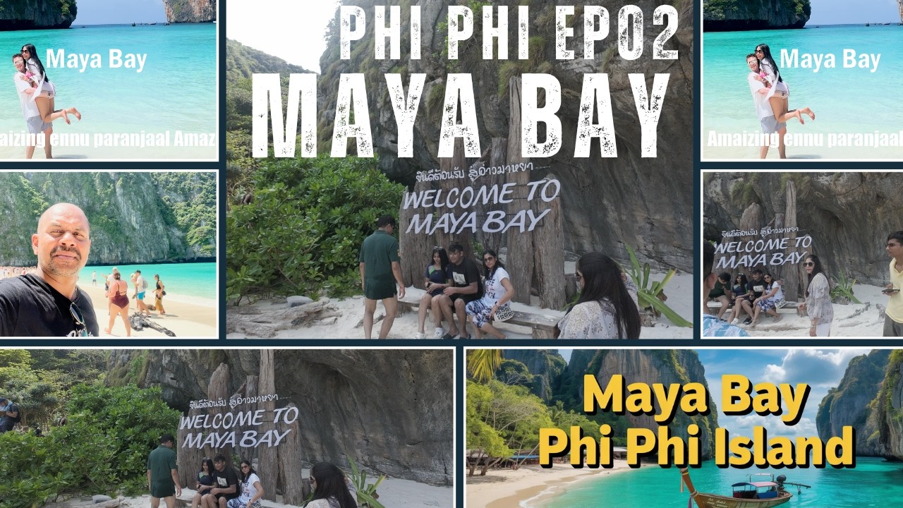 Maya Bay Maayika Lokham 🌊 | Phi Phi Island Episode 2 | Thailand Island Journey | Vinusvlog4u