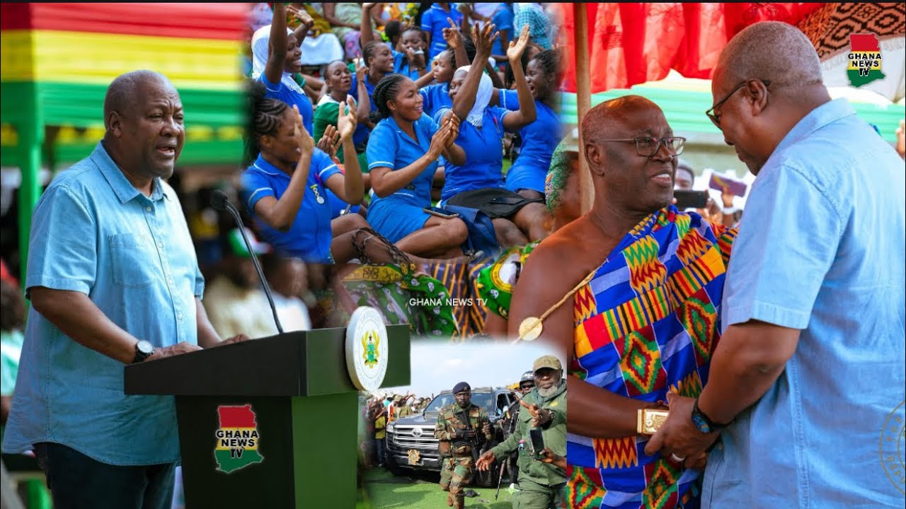 Prz Mahama Gorgeously arrive @ Kumasi Jubilee Park for his Ashanti ThankYou Tour with Asiedu Nketiah