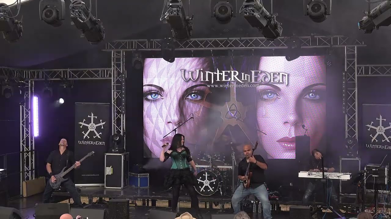 Winter In Eden play "Social Fake" (HD multi-cam) at Nene Valley Rock Festival (NVRF) on 7th Sep 2025