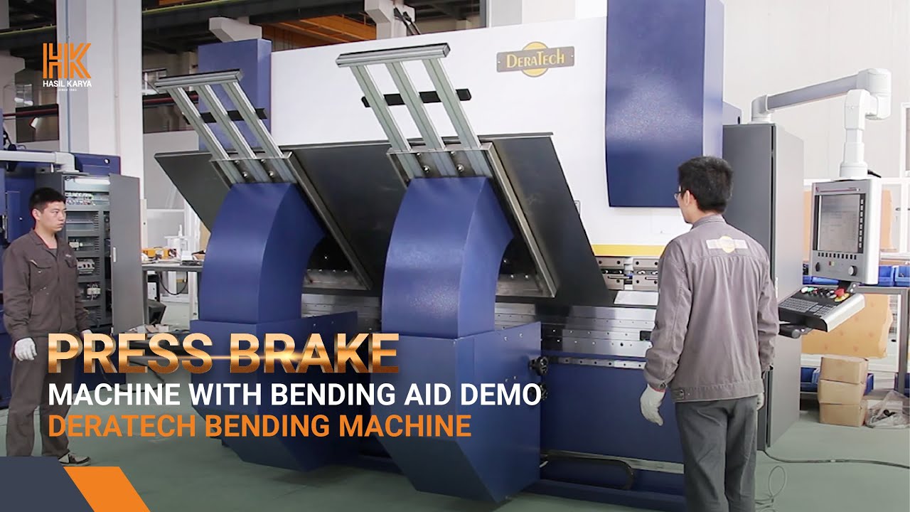 Press Brake Machine With Bending Aid Demo | Deratech Bending Machine