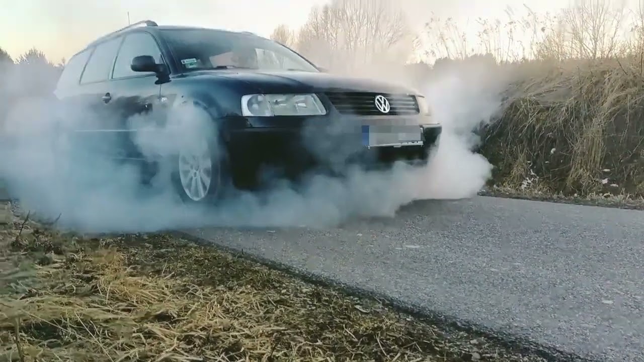 VW Passat B5 1.9 TDI 90km po chipie palenie gumy