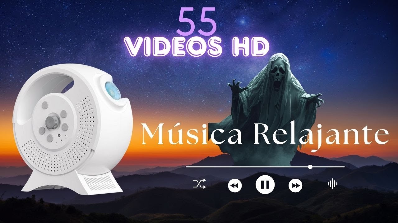 El proyector de estrellas más mágico 🌌 | 55 videos en HD, mando y modo música 🎶 | Review completa
