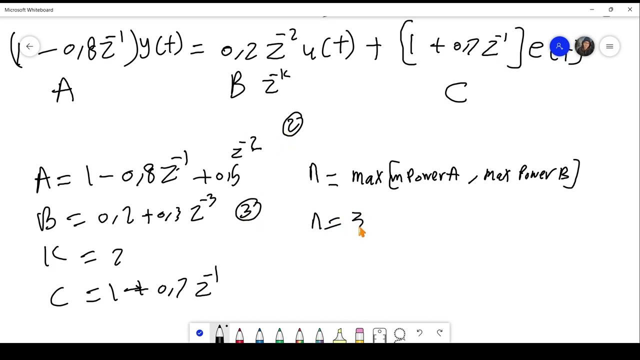 شرح Self Tunning Example. Digital Control