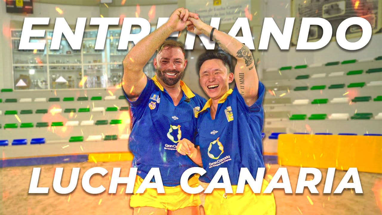 24H como LUCHADOR PROFESIONAL - ENTRENAMIENTO con el CAMPEÓN de LUCHA CANARIA