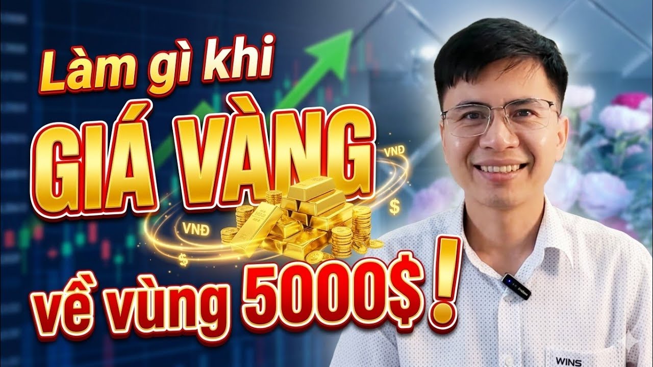 GIÁ VÀNG tiến sát VÙNG GIÁ thấp nhất, NÊN LÀM GÌ?