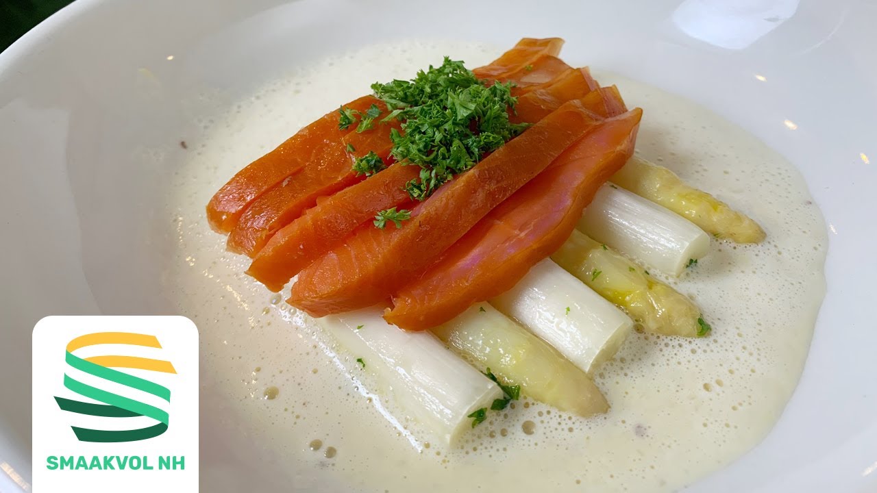 Recept: witte asperges met gerookte vis [Michelin waardig recept]