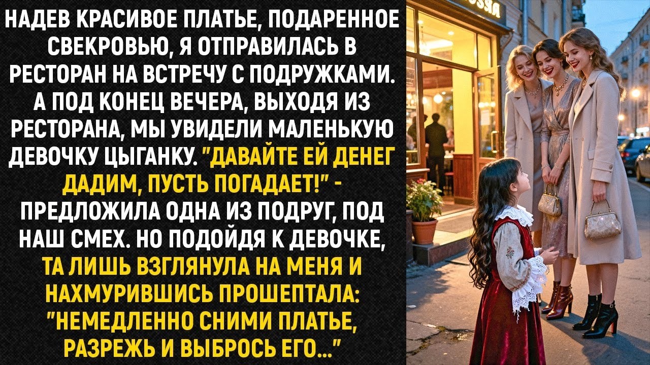Надев красивое платье , подаренное свекровью, я отправилась в ресторан на встречу с подружками