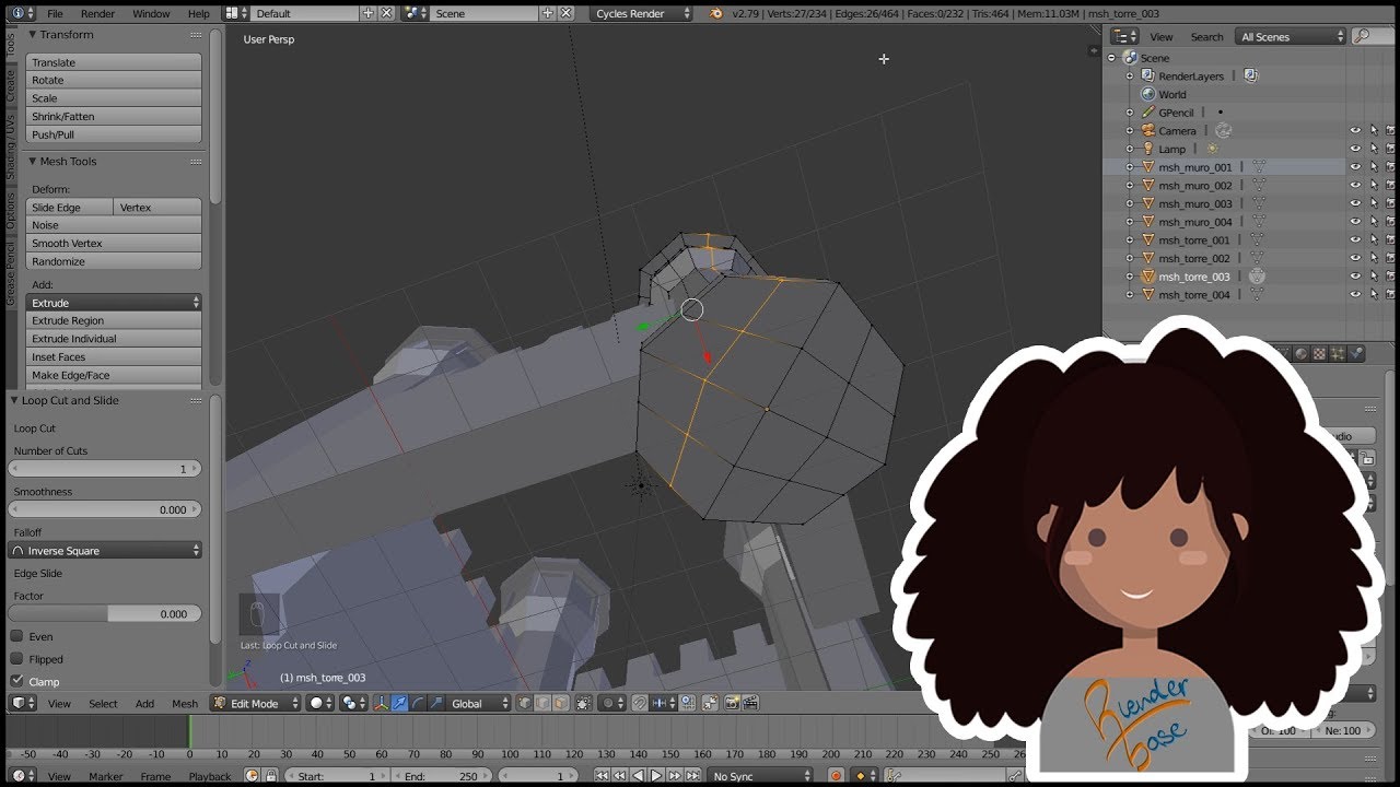 Corso base Blender #16 - N-GONE (parte 2/3)