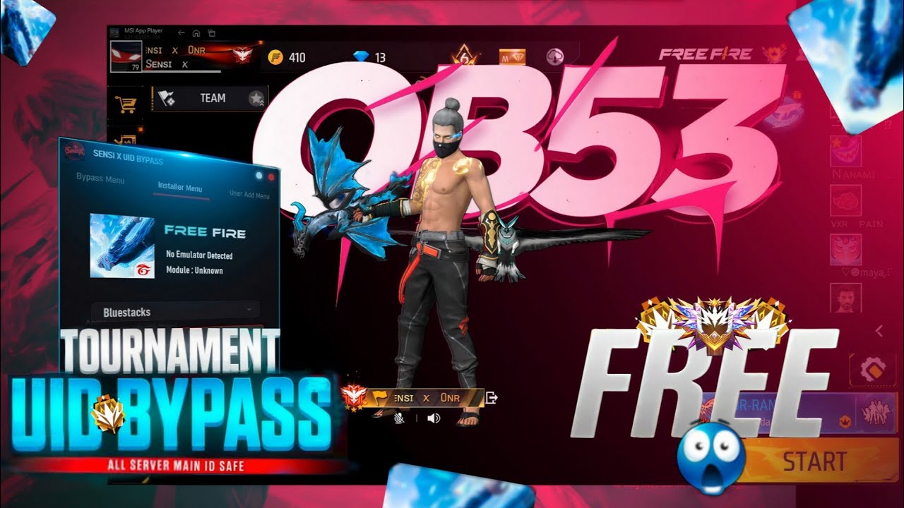 OB53 ALL SERVER 100% SAFE UID BYPASS 🔥 | FREE UID BYPASS | NO BAN NO BLACKLIST | ALL SERVER FIXED ✅