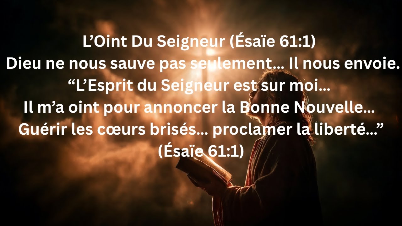 L’Oint Du Seigneur (Ésaïe 61:1)