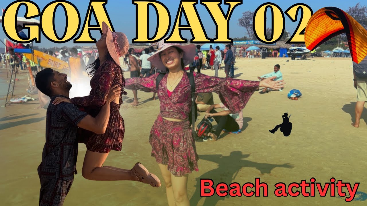 First Time Parasailing, 🪂 Jet Ski⛷️& Banana Ride 😍 || गोवा मैं आज beach 🏖️ पे की मस्ती 😜