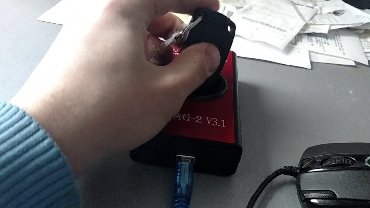 Reading mileage from BMW key hitag 2