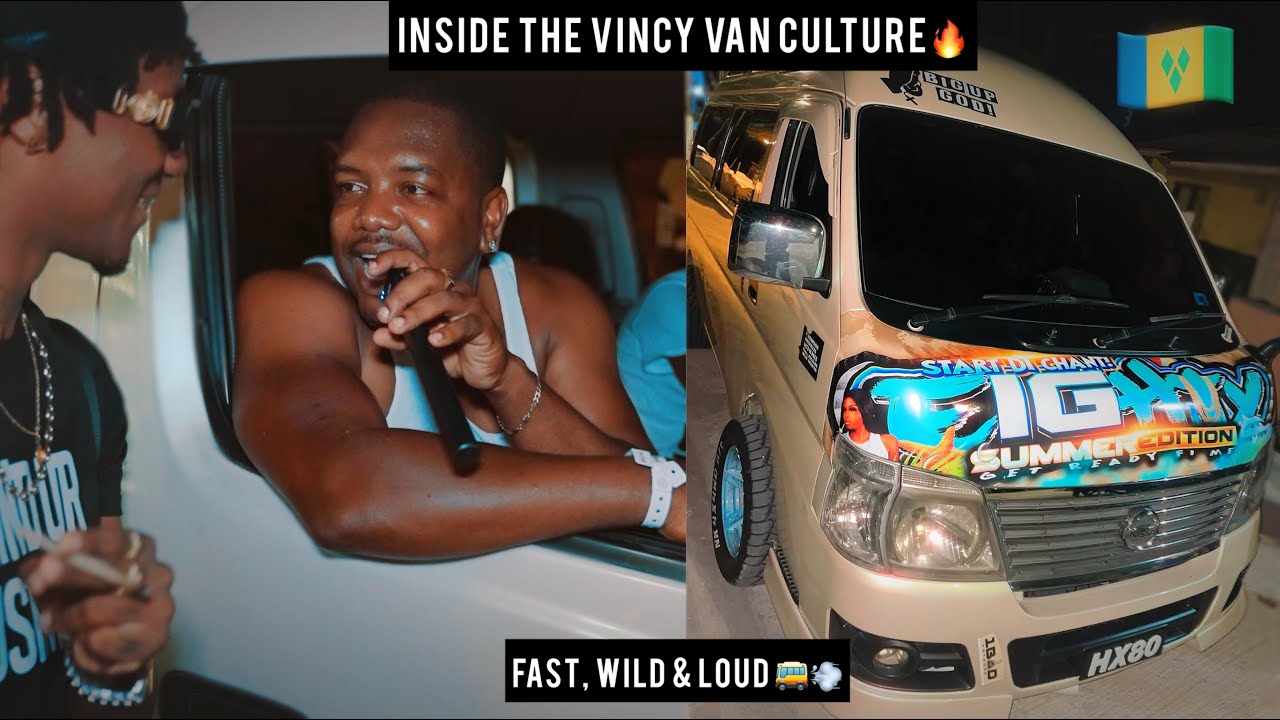 Inside the Wild Vincy Van Culture 🇻🇨🔥 | The Loudest & Fastest Rides in the Caribbean 🚌💨VVC