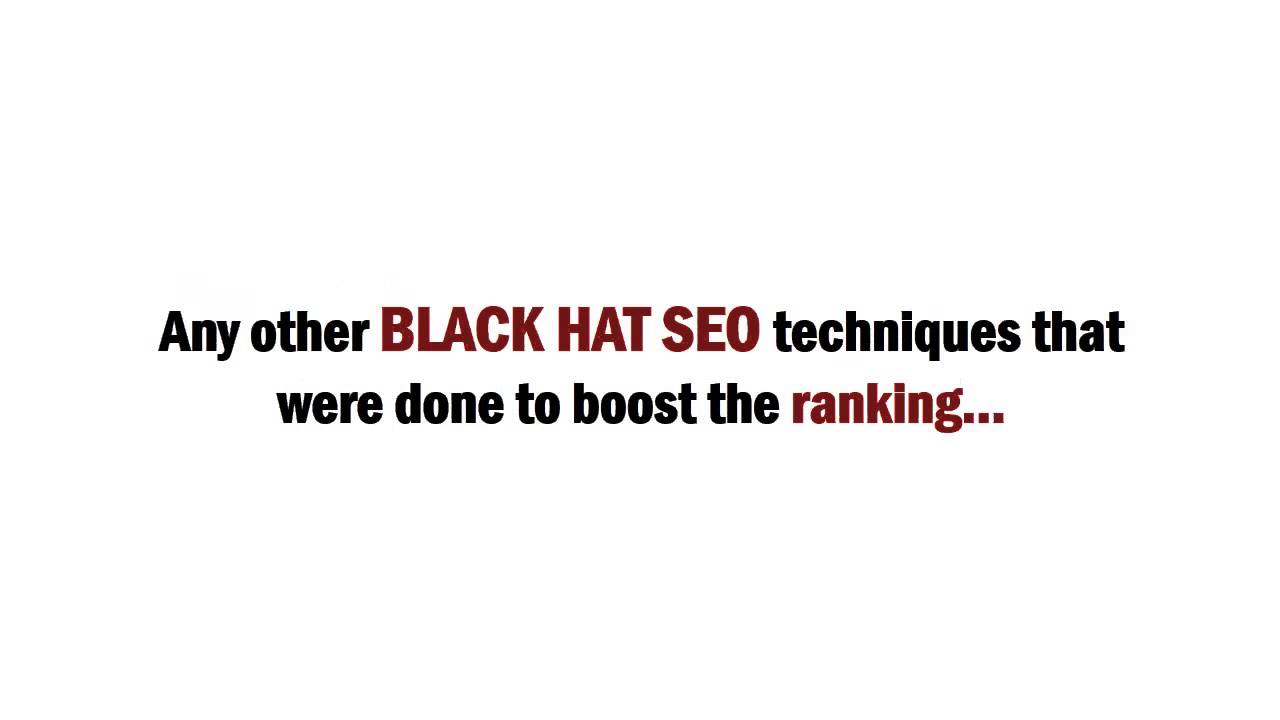 Backlink Removal - Google Penalty Recovery Services