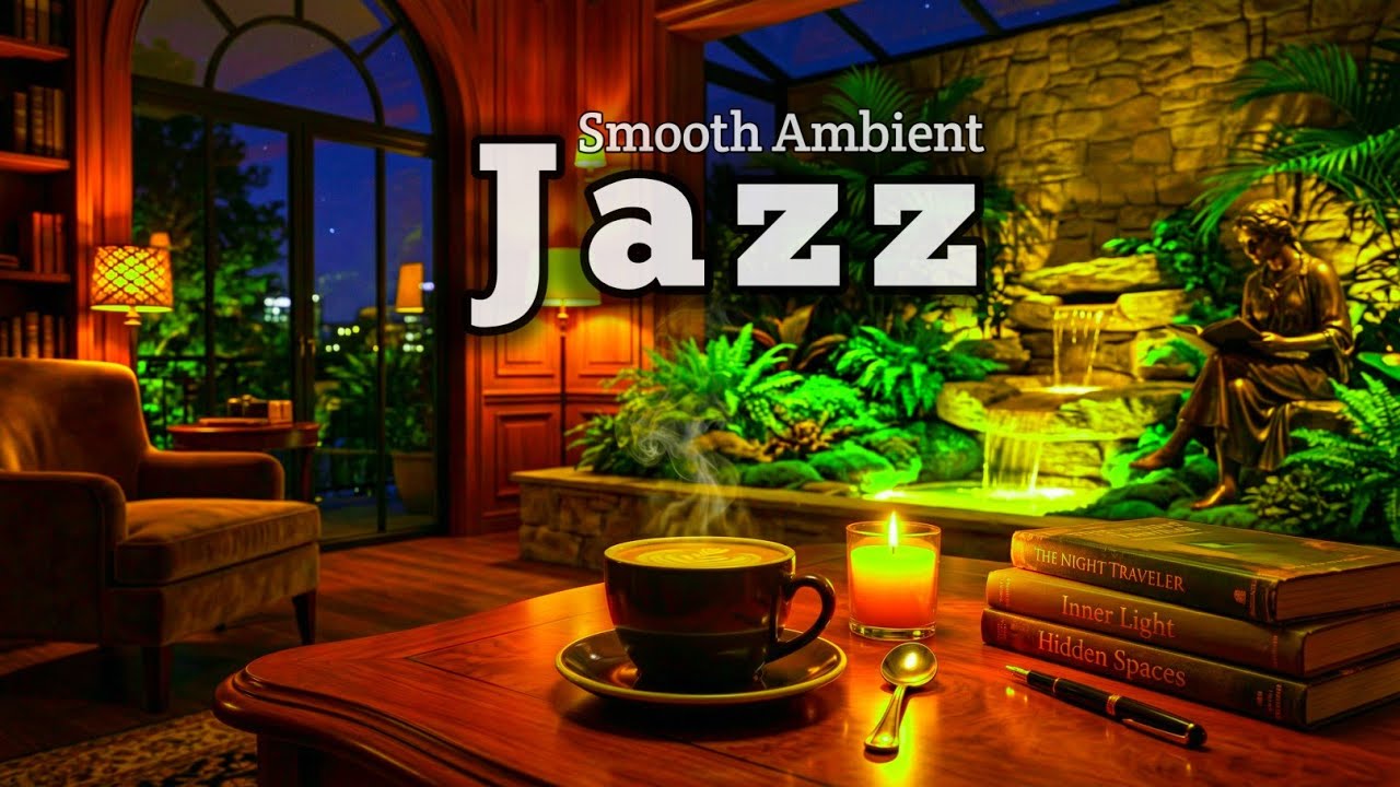 Cozy Smooth Jazz Lounge ☕ Relaxing Coffee Shop Ambience | Deep Focus & Relaxing Music