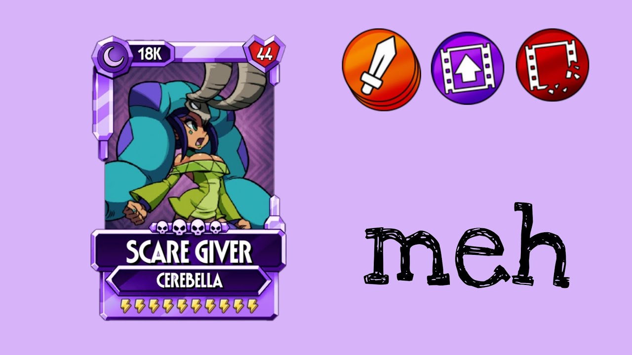 SCARE GIVER Cerebella showcase, skullgirls mobile