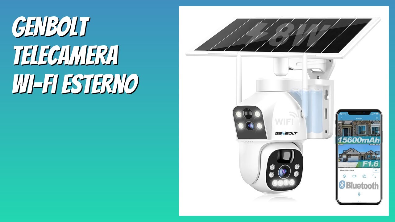 RECENSIONE (2026) : GENBOLT Telecamera Wi-Fi Esterno. DETTAGLI