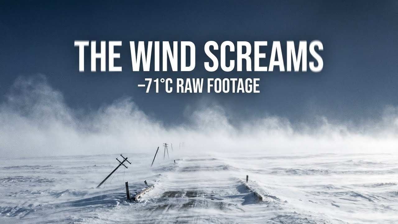 The Wind at –71°C Screams — This Is the Raw Footage