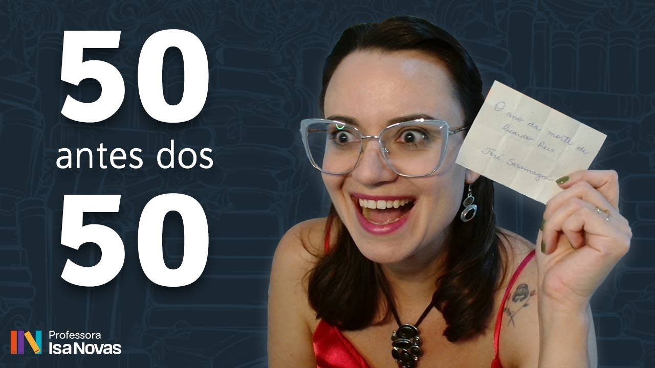 50 LIVROS antes dos 50 ANOS | mais uma novidade no canal