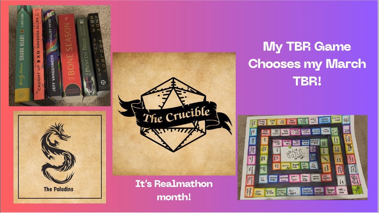 Choosing my March TBR | It's Realmathon 5.0!