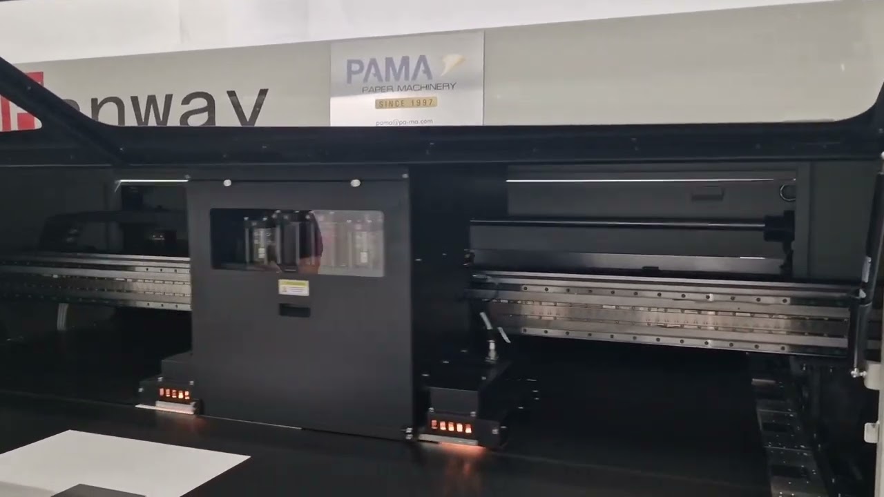 DIGITAL PRINTER HD - Hanway Highjet 2500D Slovenia installation video 2