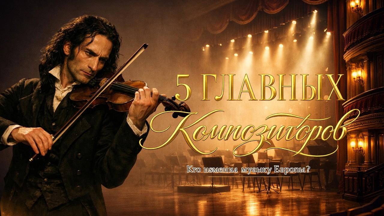 🎻🎹 Никколо Паганини, Франц Шуберт, Антонио Вивальди, Ференц Лист, Фредерик Шопен - кто они?